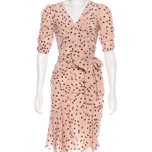 SONIA RYKIEL Silk Polka Dot Dress - Picture 9 of 11